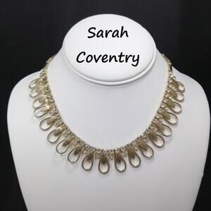 Vintage Sarah Coventry Rhinestone Choker Necklace, 1960s, 17 Inches